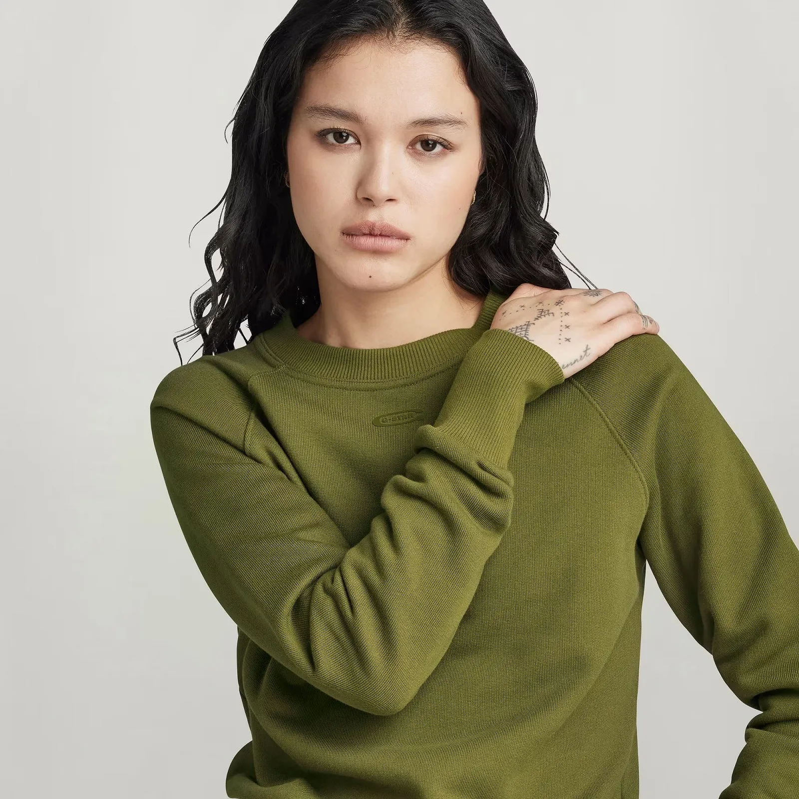 Женский свитер G-Star RAW Raglan Logo Sweater - XL, фото №5 Женский свитер G-Star RAW Raglan Logo Sweater - XL, фото №5