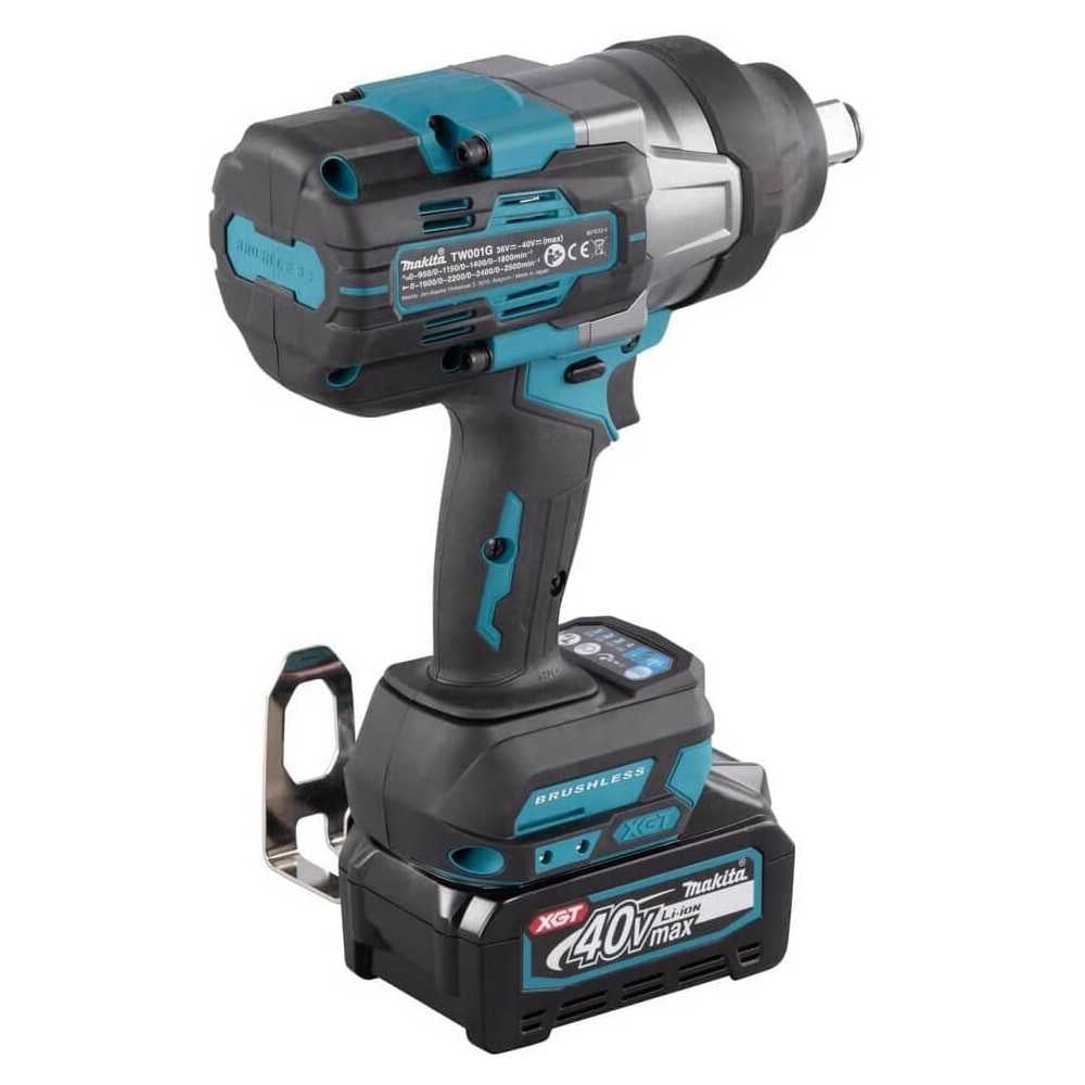Гайковерт аккумуляторный Makita TW001GM201 XGT, фото №3 Гайковерт аккумуляторный Makita TW001GM201 XGT, фото №3