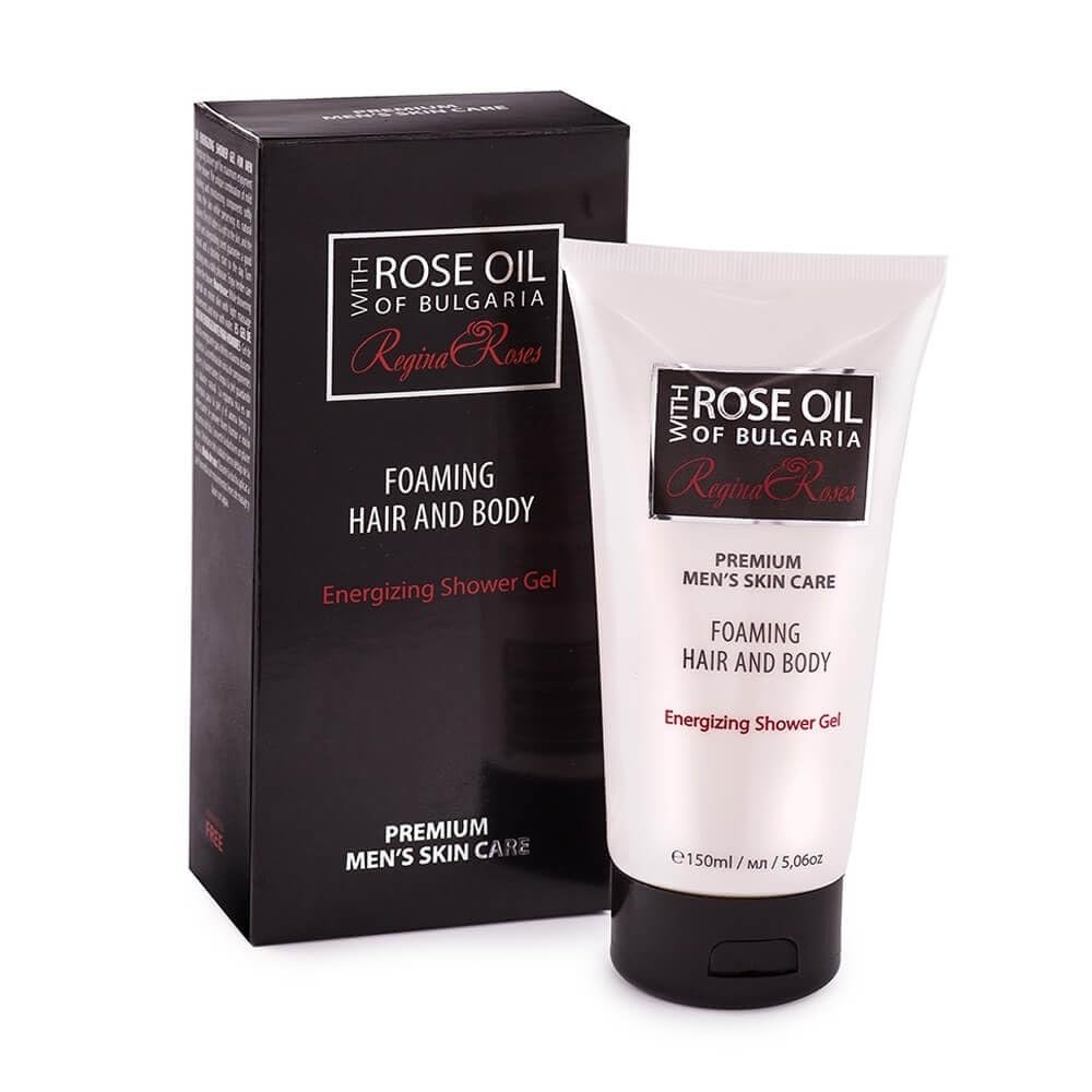 Гель для душу Bio Fresh Rose Oil of Bulgaria Energising для волосся та тіла 150 мл, фото №1