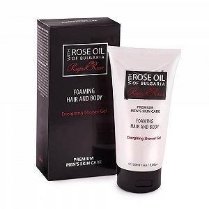 Гель для душу Bio Fresh Rose Oil of Bulgaria Energising для волосся та тіла 150 мл - Фото 1