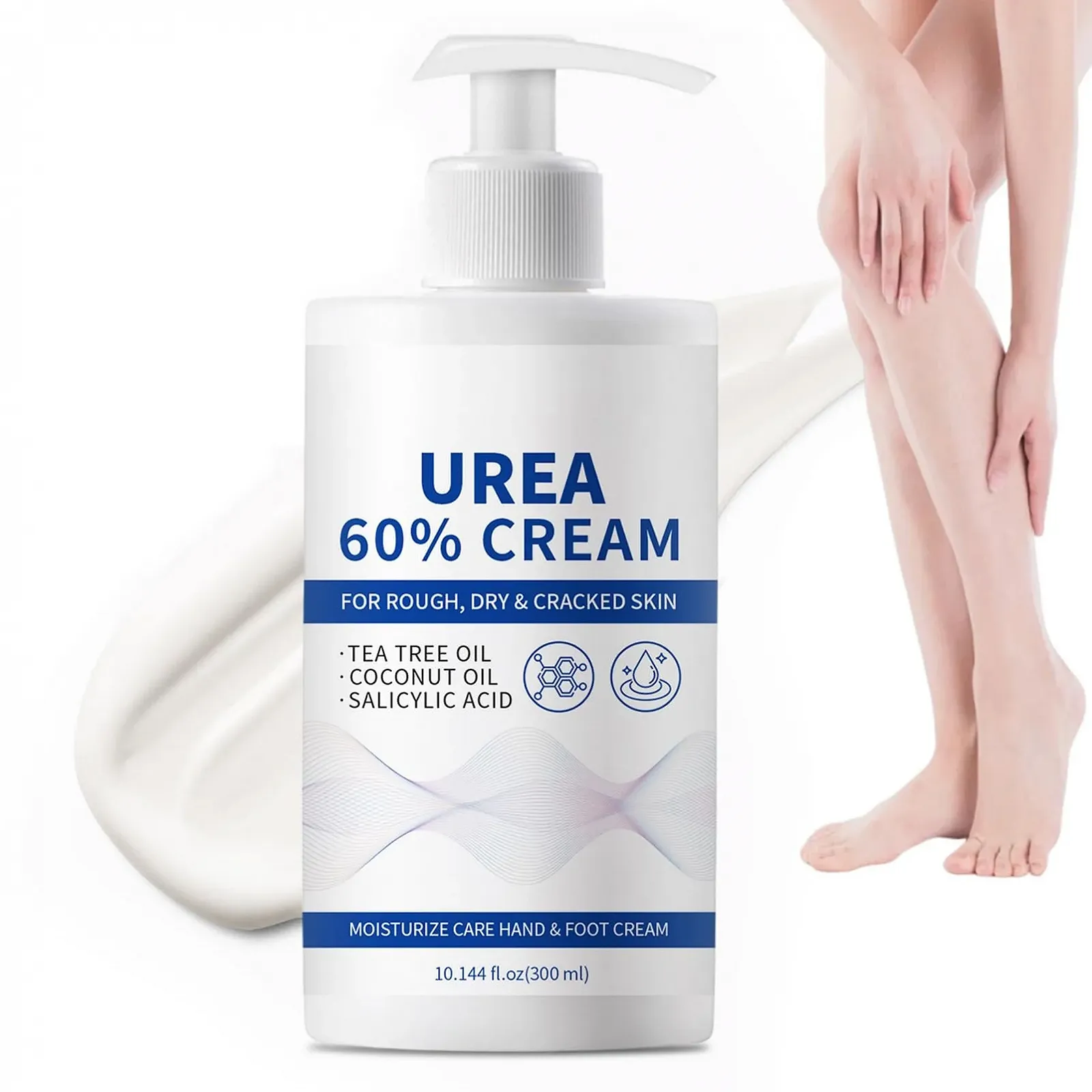 Крем с мочевиной 60% против мозолей для сухих потрескавшихся ног, локтей, коленей и рук 300 г, фото №1