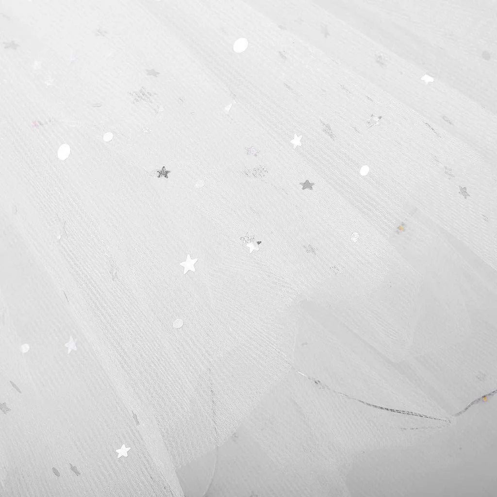 Юбка Женская Плиссированная Мини Юбка для Тенниса и Школы из Эластичной Ткани с Сетчатым LED Слоем, Пышной Подсветкой, Звездами Rockes 3, фото №3