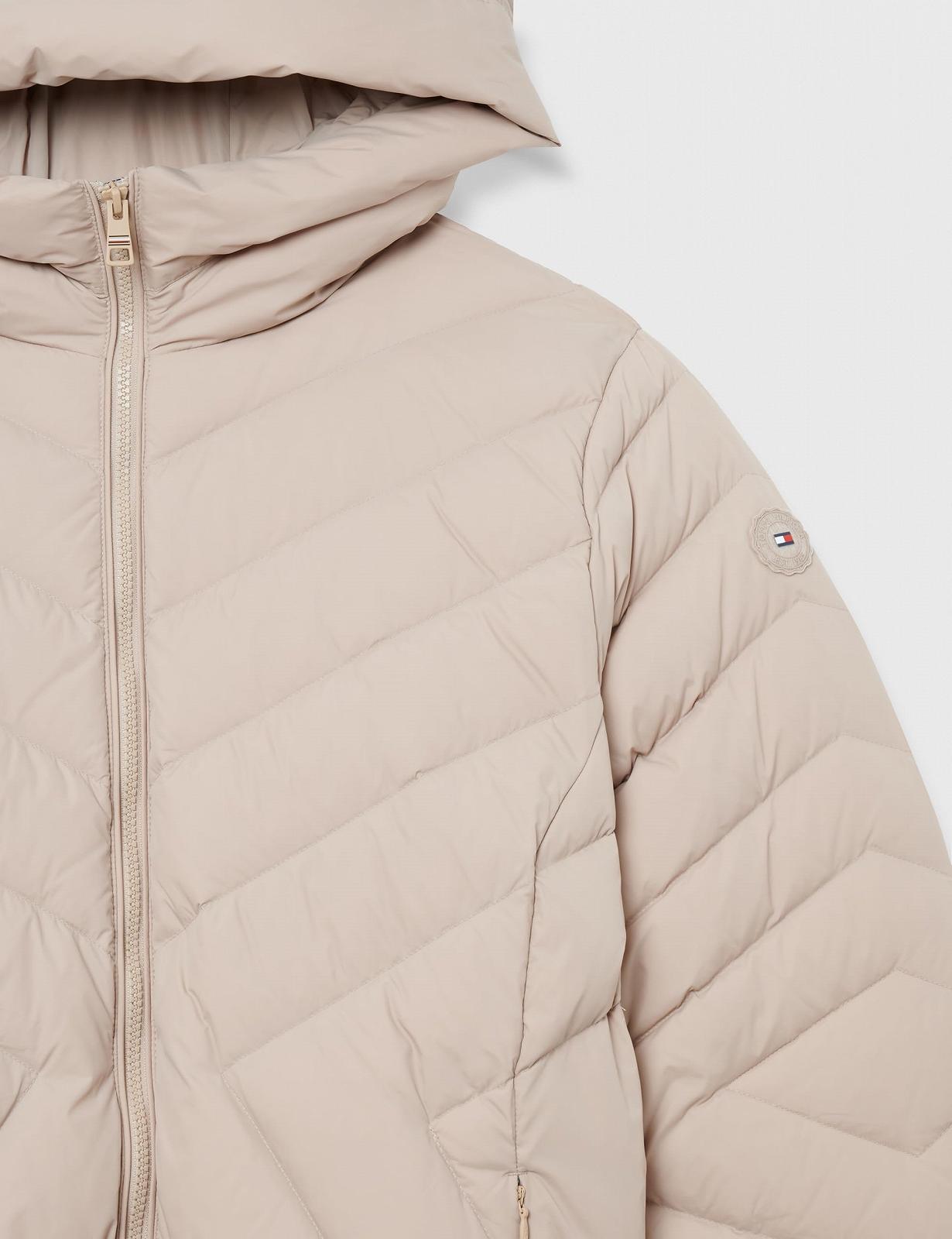 Куртка Tommy Hilfiger Curve Chevron Жіноча Пухова, Стандартний Крій, фото №2