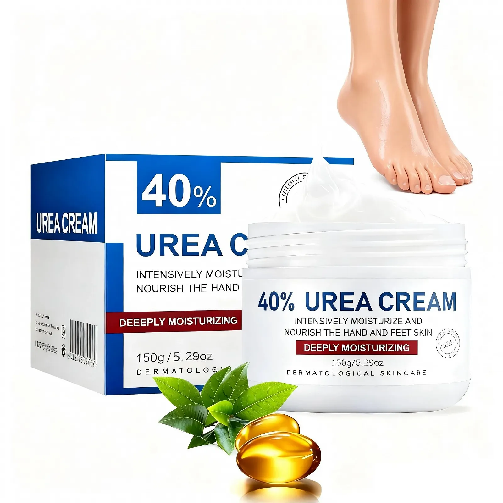 Крем для ног и рук Urea Cream 40% для сухой и огрубевшей кожи 150 г, фото №1 Крем для ног и рук Urea Cream 40% для сухой и огрубевшей кожи 150 г, фото №1