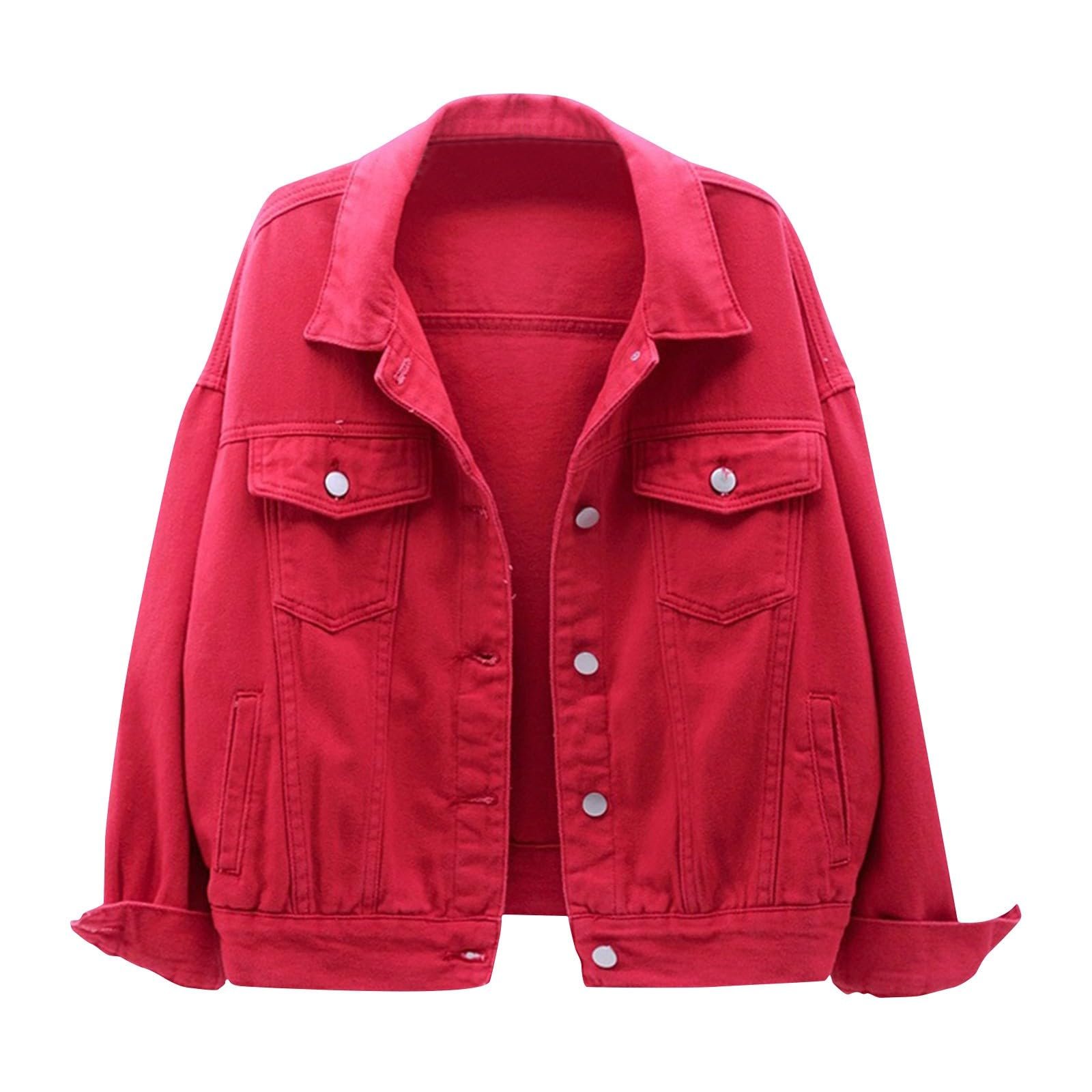 Джинсовая куртка LCpddajlspig Женская Короткая Джинсовая Куртка Женская Oversize Джинсовая Куртка Короткая Джинсовая Куртка Весенняя Переходная Куртка Длинный Рукав Тонкая Куртка Y2k S-4XL, фото №1