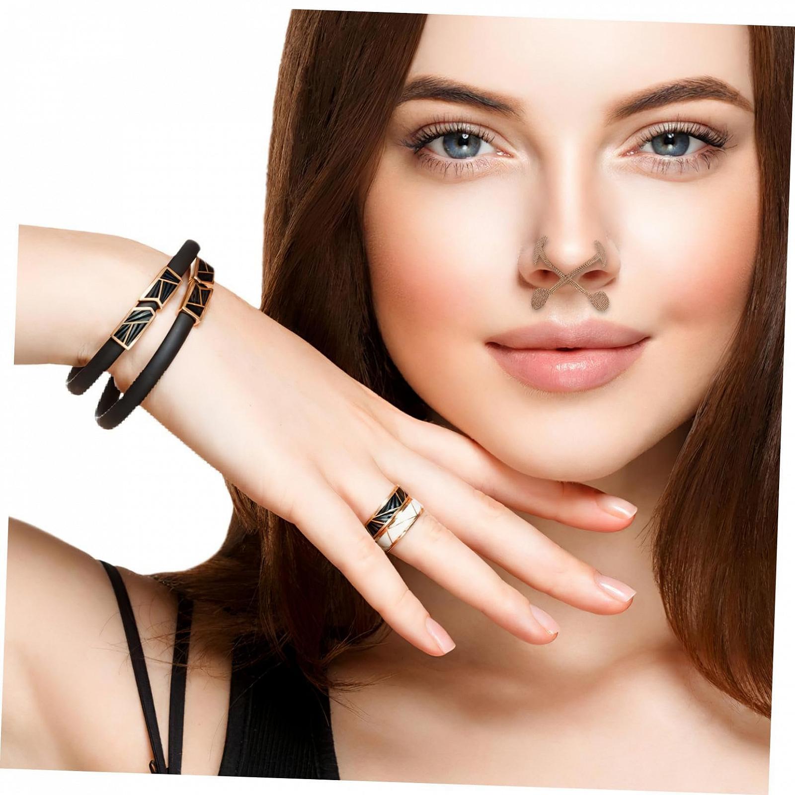 Пластирі для корекції крил носа еластичні самоклейні 10 шт. М'які, фото №9