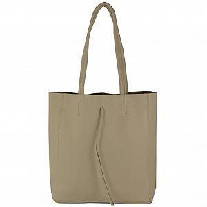 Сумка с короткими ручками modamoda de T253 из итальянской кожи с внутренним карманом - Фото 1