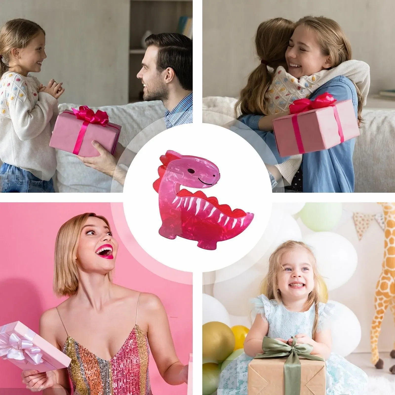 Заколка для волос Динозавр Bexdug Разноцветный, фото №4 Заколка для волос Динозавр Bexdug Разноцветный, фото №4