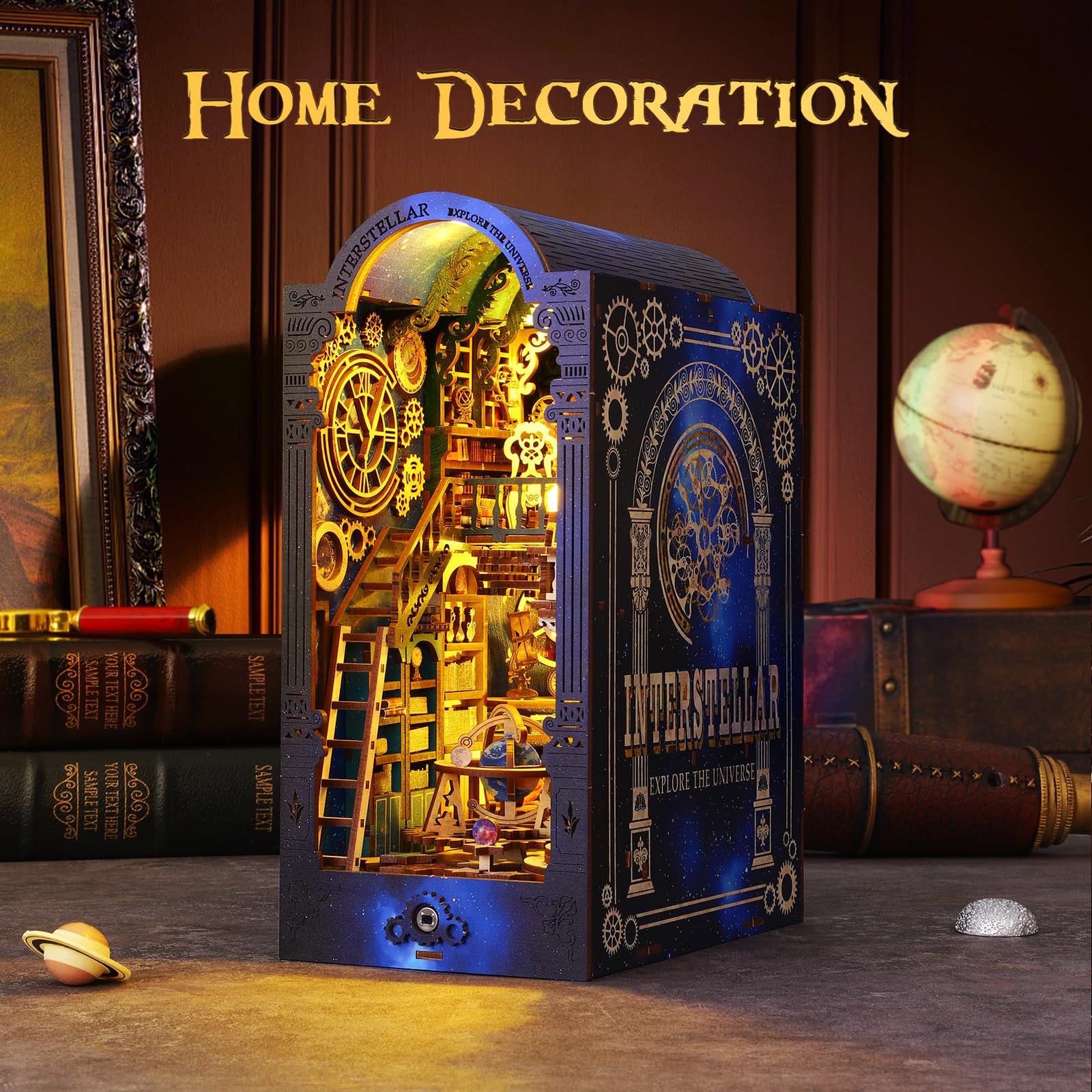 Игрушечный домик Brolteja DIY Book Nook Kit DIY Interstellar Exploration, фото №3