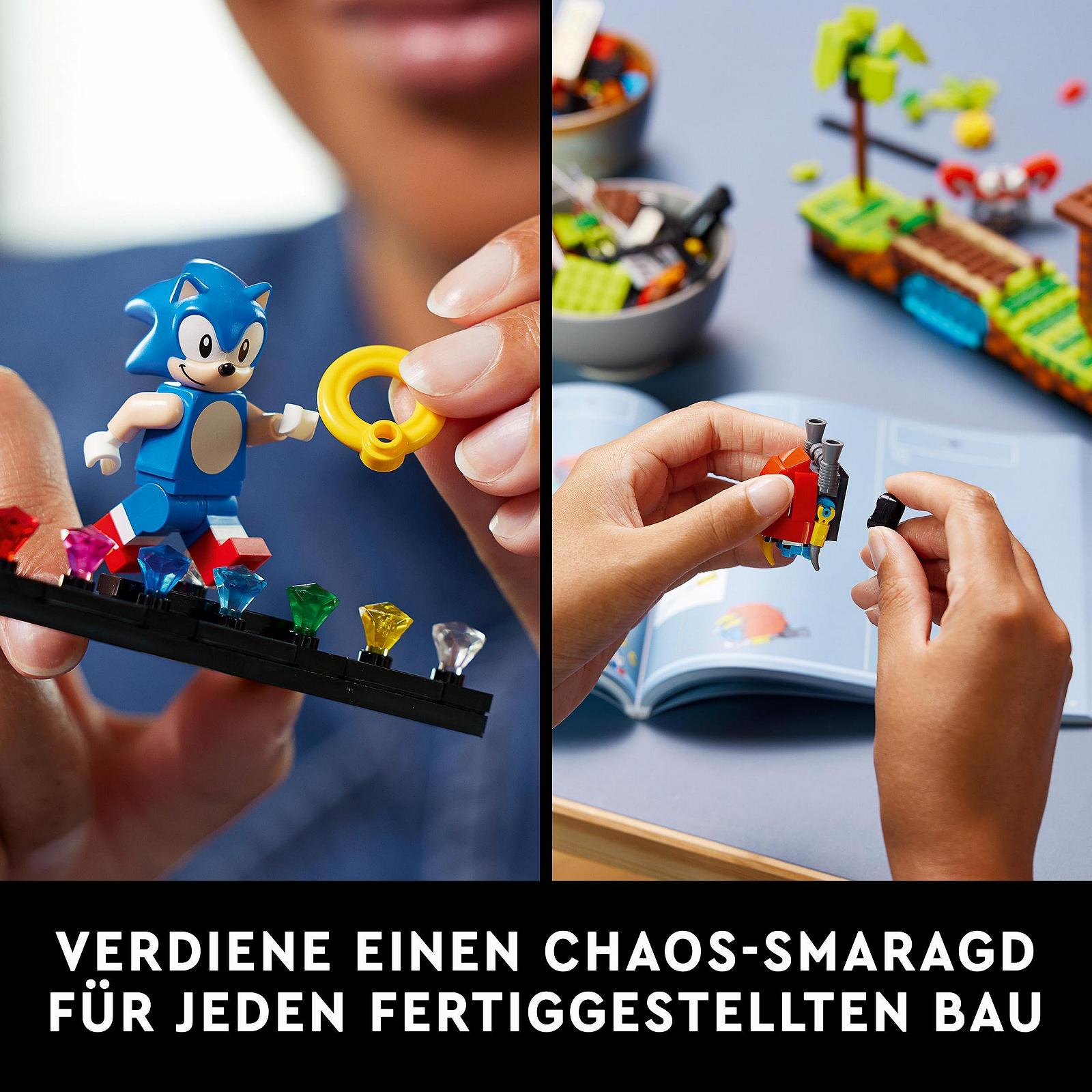 Ігровий набір LEGO Ideas 21331 Sonic The Hedgehog - Green Hill Zone з Dr. Eggmann, Egg-Mobil та більше фігурок, фото №6