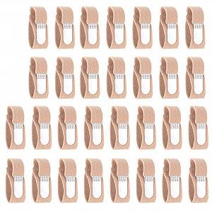 Подушечки-бандажі для зламаного пальця ноги 30 штук, роздільники для молоткоподібних пальців - Фото 1