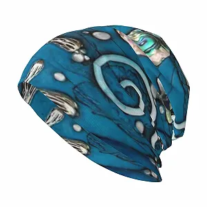 В'язана шапка LAMAME Palm Tree Purple Sunset для дорослих, модна, трикотажна - Фото 1