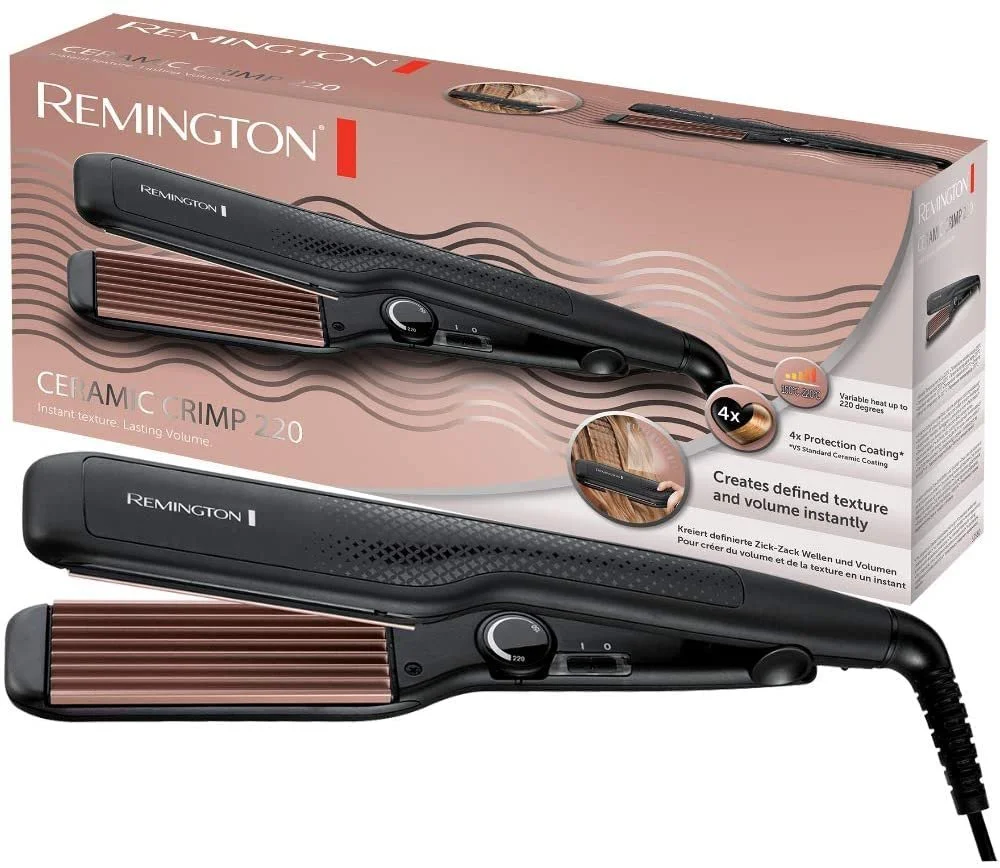 Плойка-гофре Remington Stylist Perfect Waves зі спеціальними пластинами для гофре, фото №1