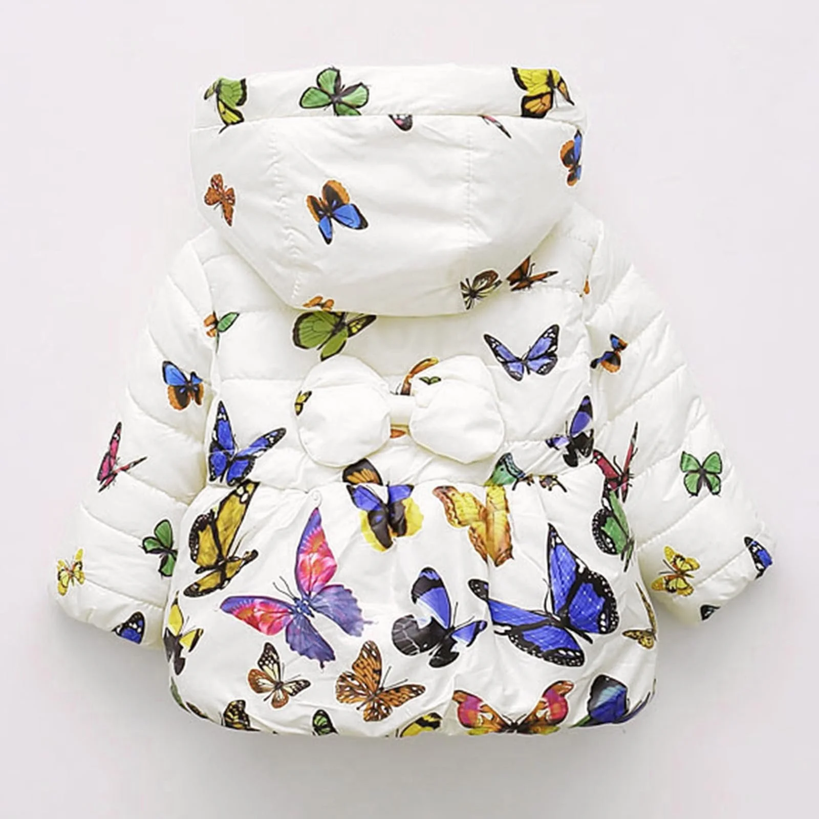 Зимняя куртка для девочек Пуховик Длинная зимняя куртка с капюшоном и карманами Толстая детская куртка Термокуртка Куртка Softshell Ветронепроницаемая дышащая элегантная парка для подростков, фото №2