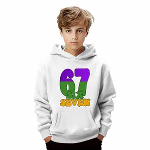 Толстовка с капюшоном 67 Детская Толстовка с карнавальным узором synthetic.ua - Фото 1