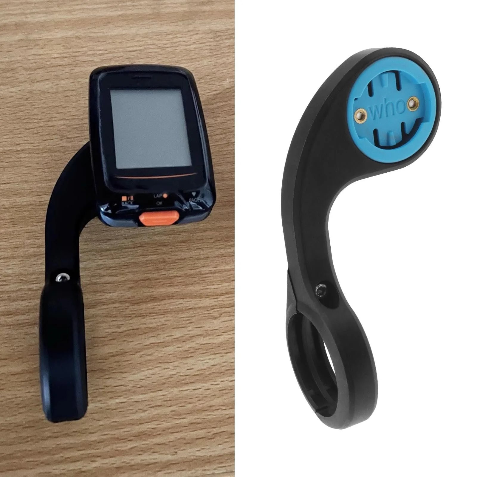 Крепление для велокомпьютера ECSiNG Mini Out Front Bike Handlebar Mount для Wahoo Roam/Elemnt/Bolt, фото №3