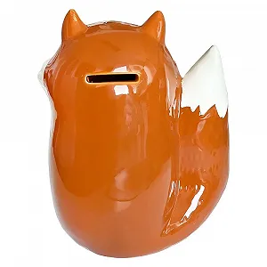 Скарбничка Лисиця керамічна у формі тварини synthetic.ua - Фото 1