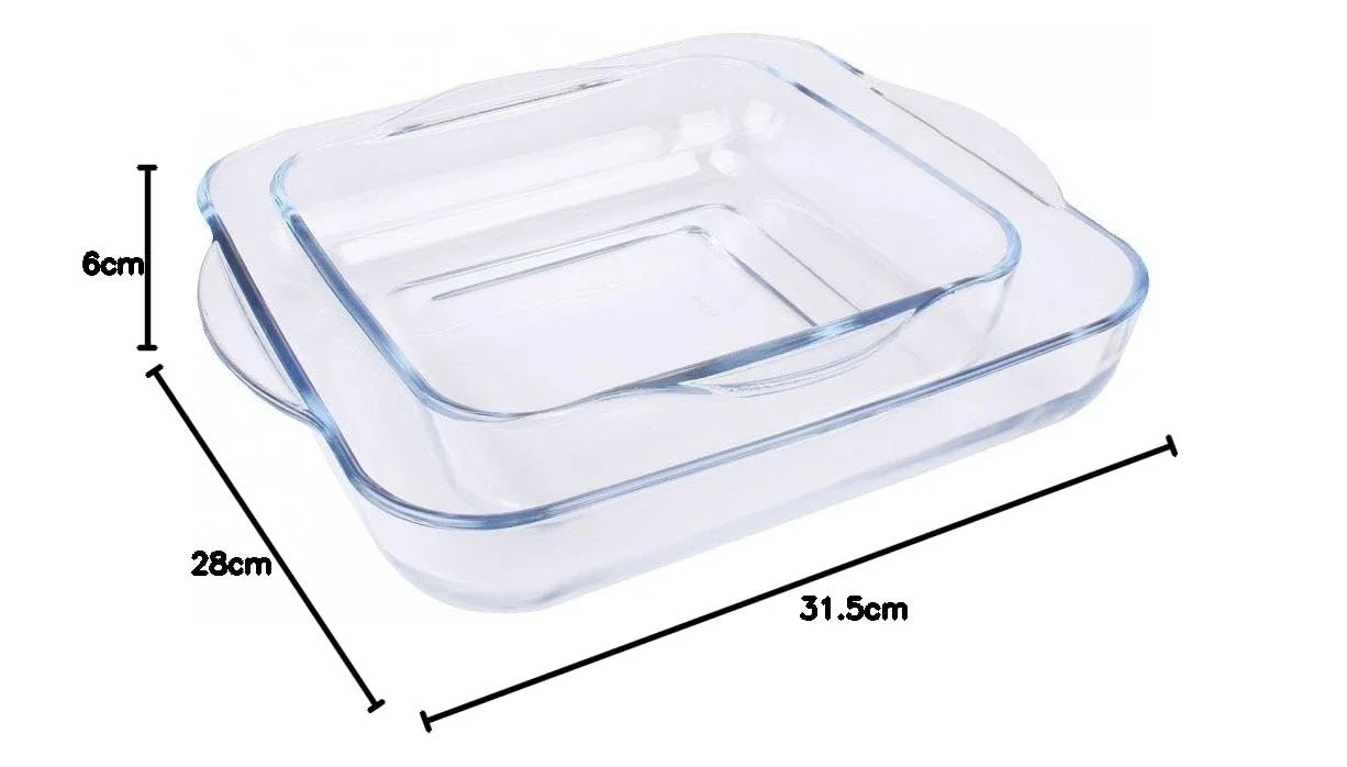 Набір форм для запікання Pasabhace квадратних 2 шт., 22 та 28 см, фото №4