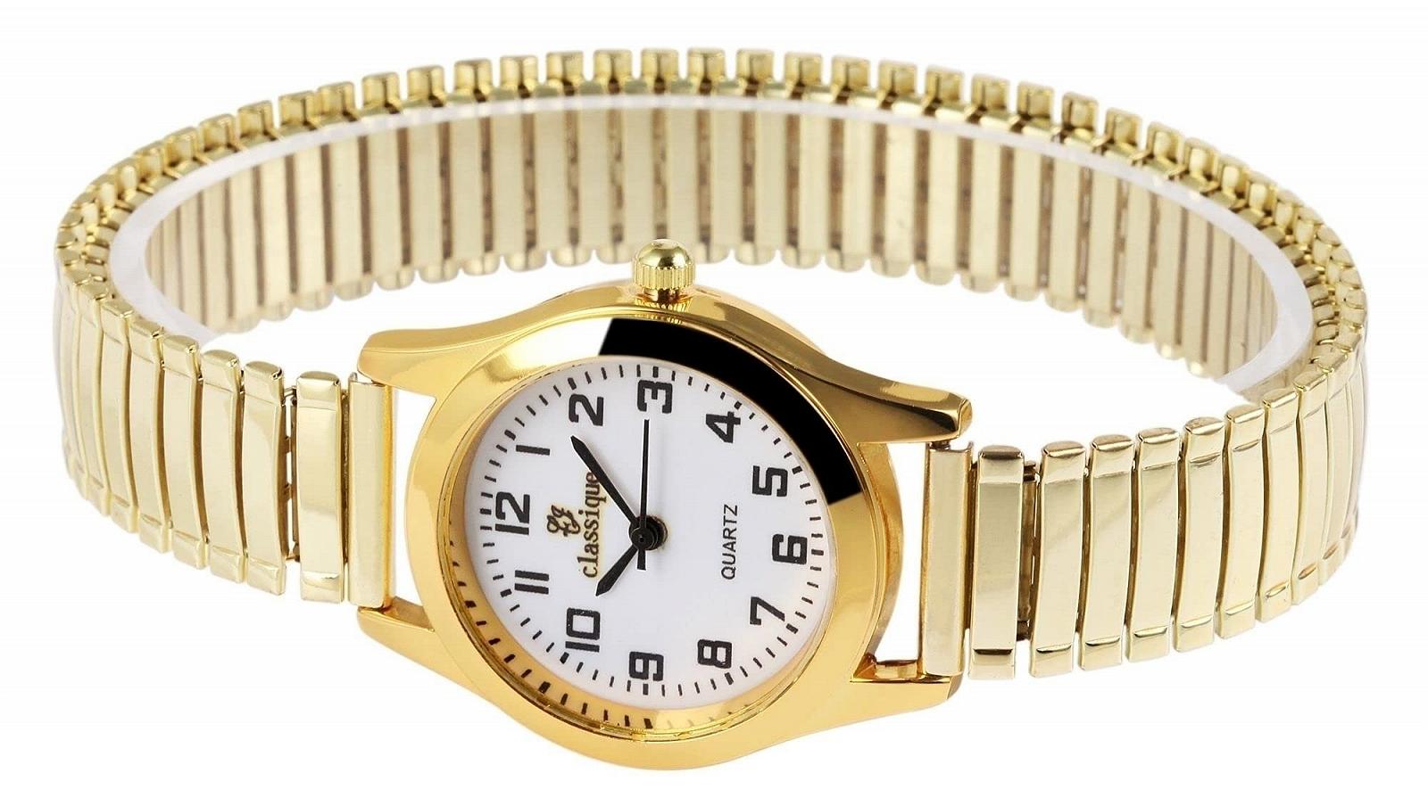 Classique Часы женские из нержавеющей стали 1700018 Аналоговые Кварц, Серебряный/Золотой, Classic, фото №3