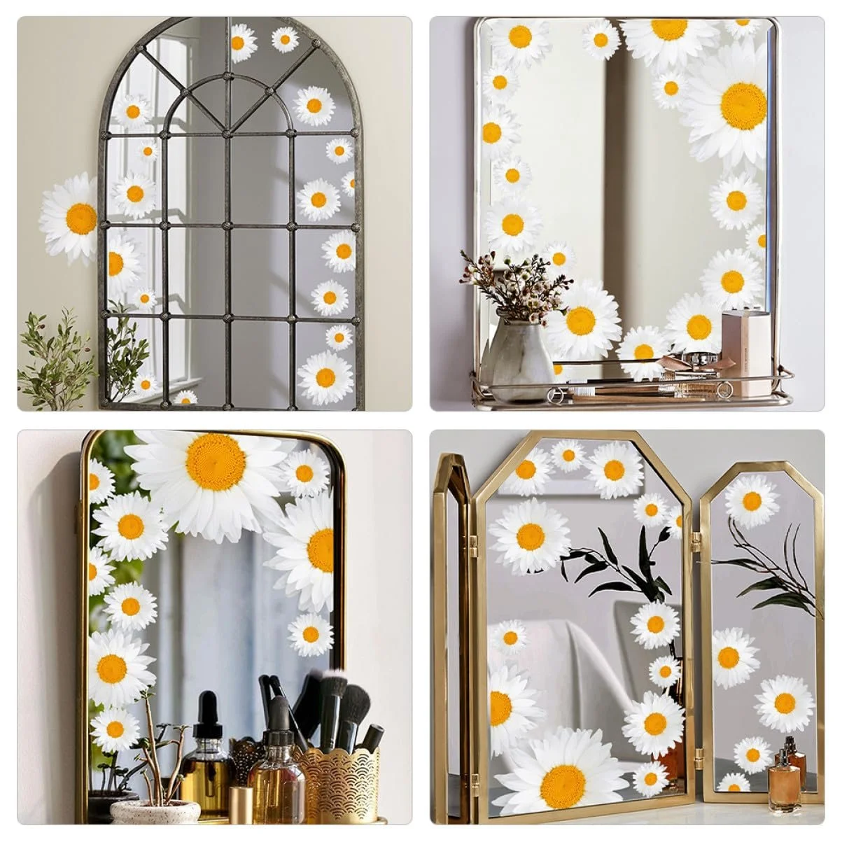 Наклейка на стіну VALICLUD White Small Blossoms самоклеюча, фото №2 Наклейка на стіну VALICLUD White Small Blossoms самоклеюча, фото №2