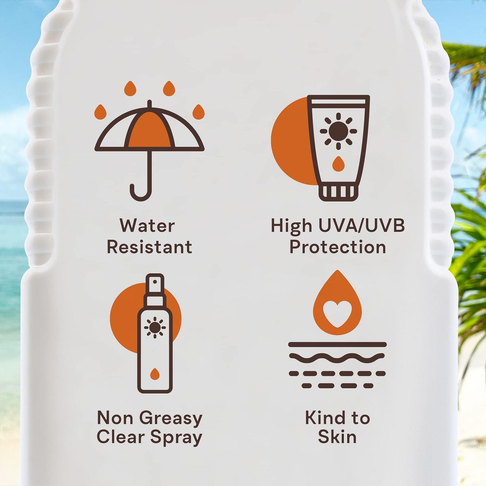Солнцезащитный спрей Malibu Clear All Day Protection SPF 50, 250 мл, фото №3
