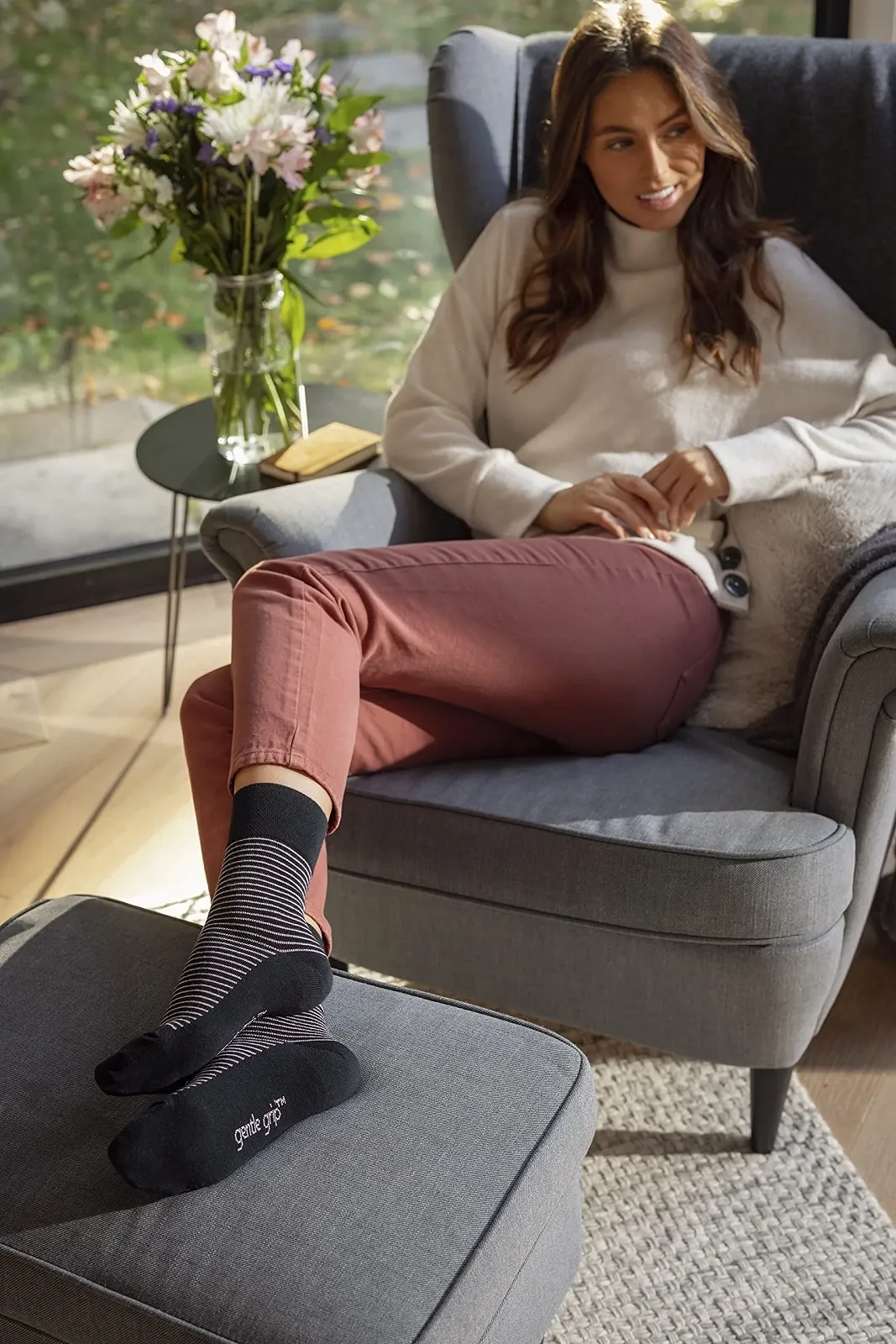 Носки Gentle Grip Contrast Toe and Heel 6 пар, Размер 4-8, фото №3