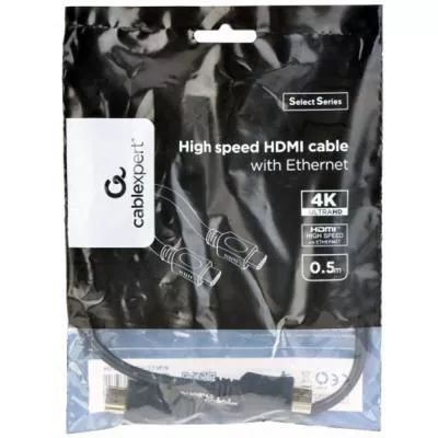 Кабель мультимедийный HDMI to 0.5m V.1.4 Cablexpert (CC-HDMI4L-0.5M), фото №3