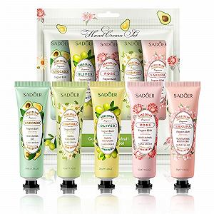 Крем для рук для дуже сухої шкіри, набір з 5 штук, зволожуючий - Фото 1