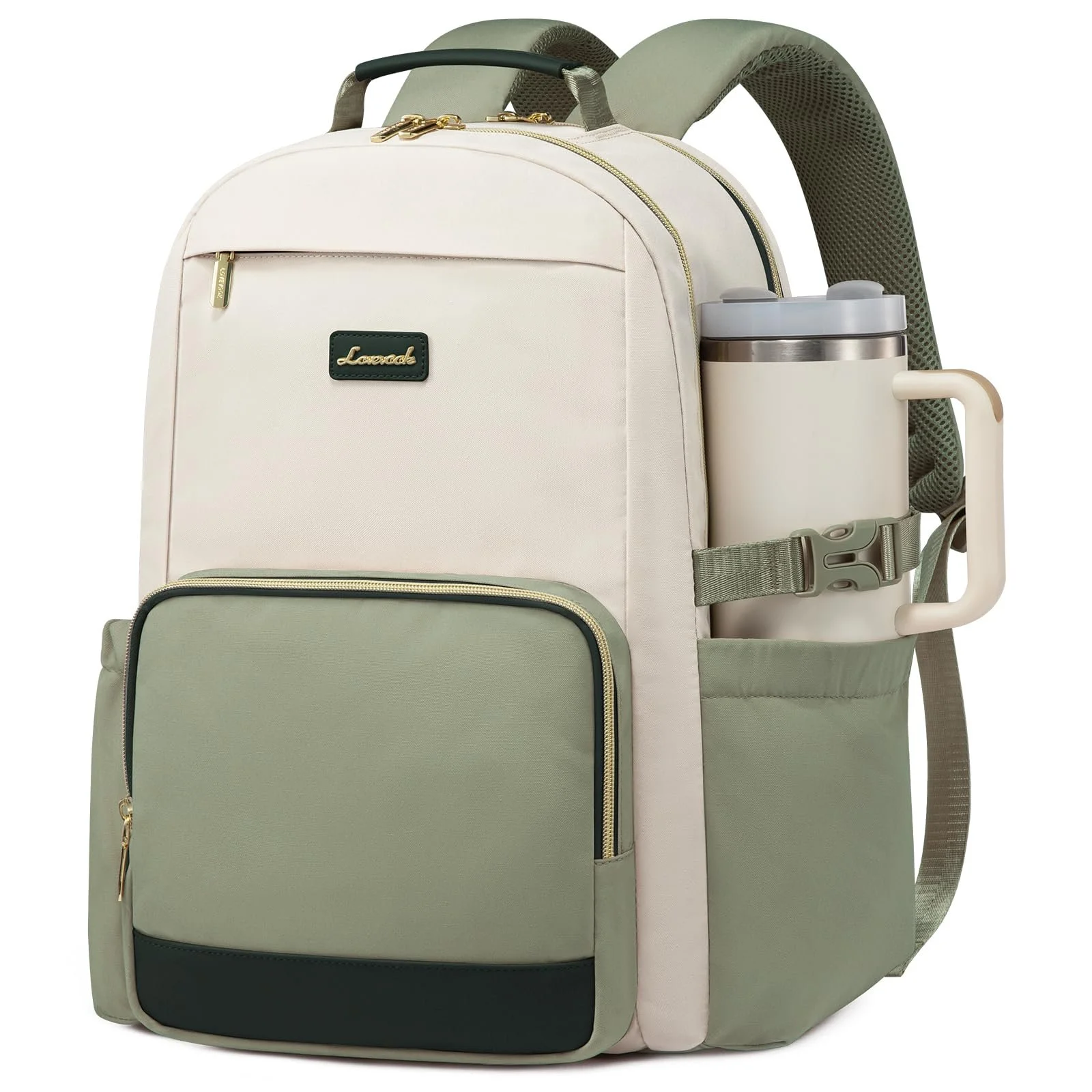 Рюкзак LOVEVOOK Жіночий 17.3 дюйма Modern Beige Green, фото №1 Рюкзак LOVEVOOK Жіночий 17.3 дюйма Modern Beige Green, фото №1