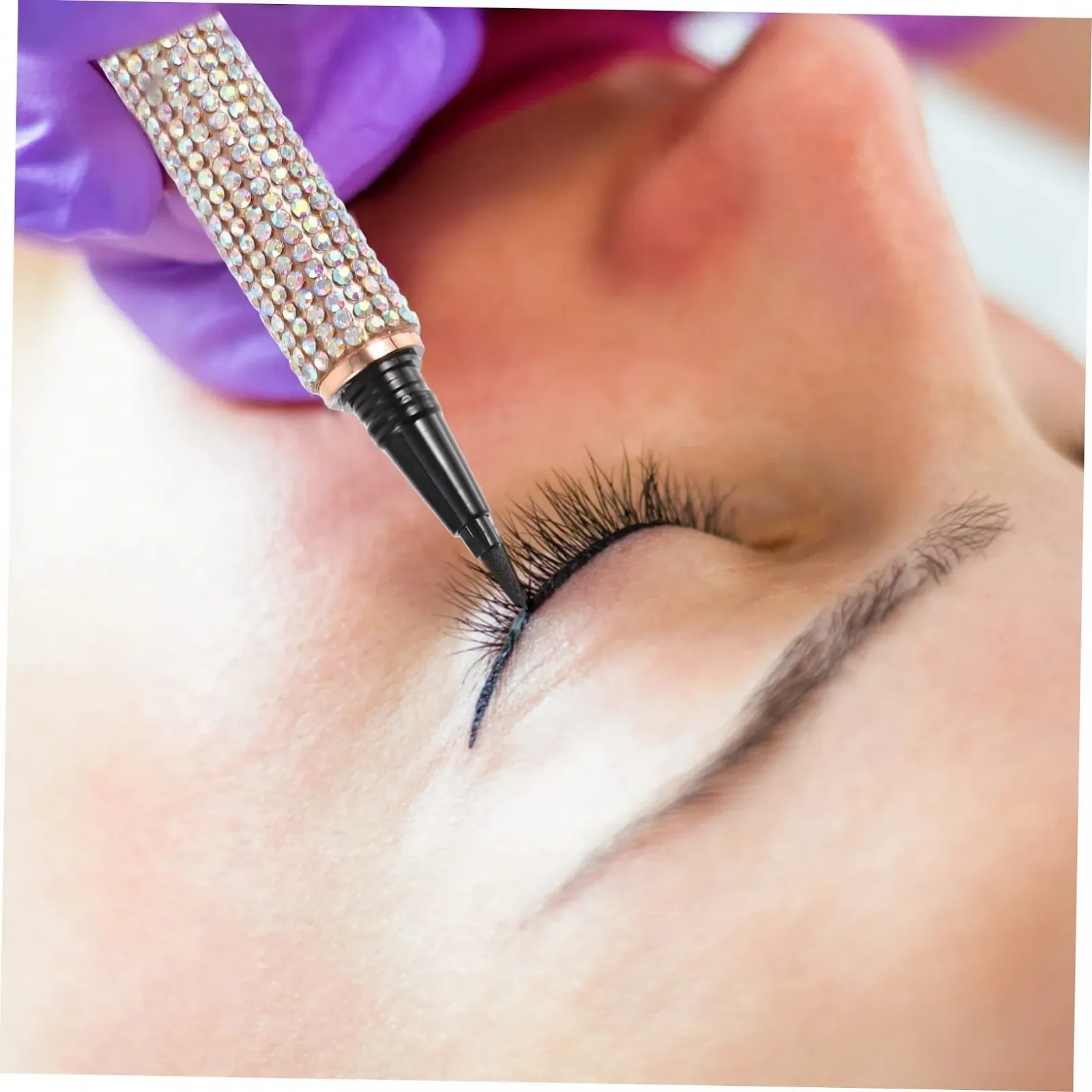 Підводка FRCOLOR водостійка Набір Клей для вій Штучні вії Магнітна ручка для макіяжу очей Підводка для підводки з крильцями Ручка для накладних вій Косметична ручка для макіяжу, фото №7