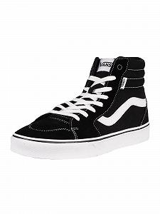 Кроссовки Vans Filmore Hi мужские высокие Черный для отдыха - Фото 1