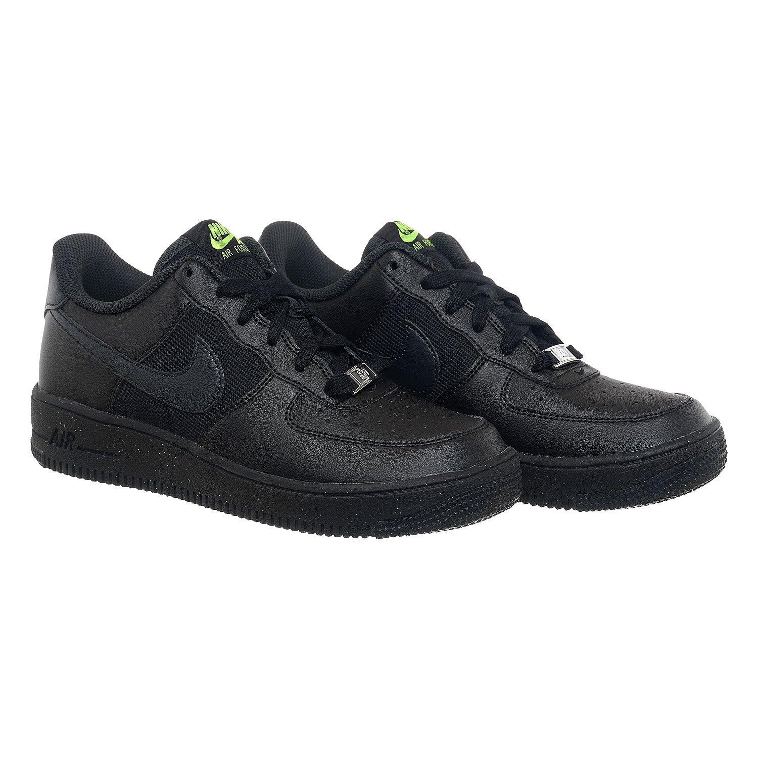 Кроссовки Nike Air Force 1 Low Crater GS Triple Black Размер 38.5, фото №5