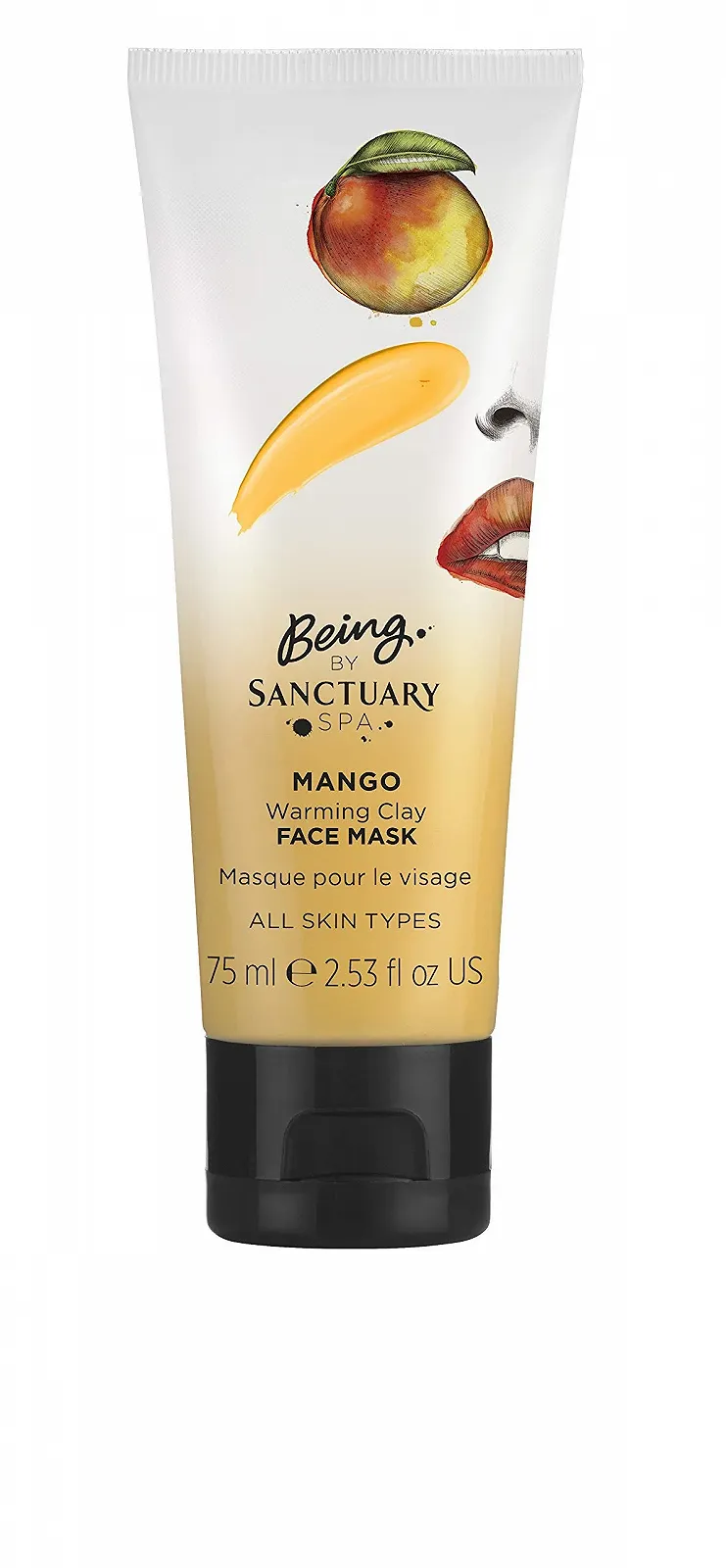 Маска для лица глиняная разогревающая Being By Sanctuary Spa Mango 75 мл, фото №1