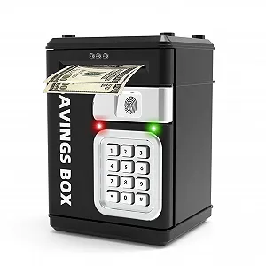 Скарбничка-сейф Дитяча Електронна з кодом та відбитком пальця - Фото 1