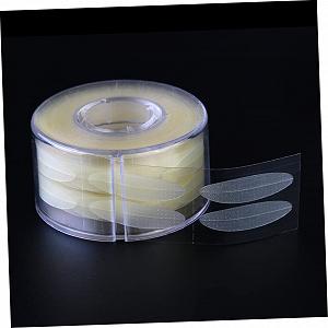 Набір 600 пар стрічок для підйому повік Eyelid Tape подвійні клейкі смужки дихаючі стрічки для макіяжу у коробці synthetic.ua - Фото 1