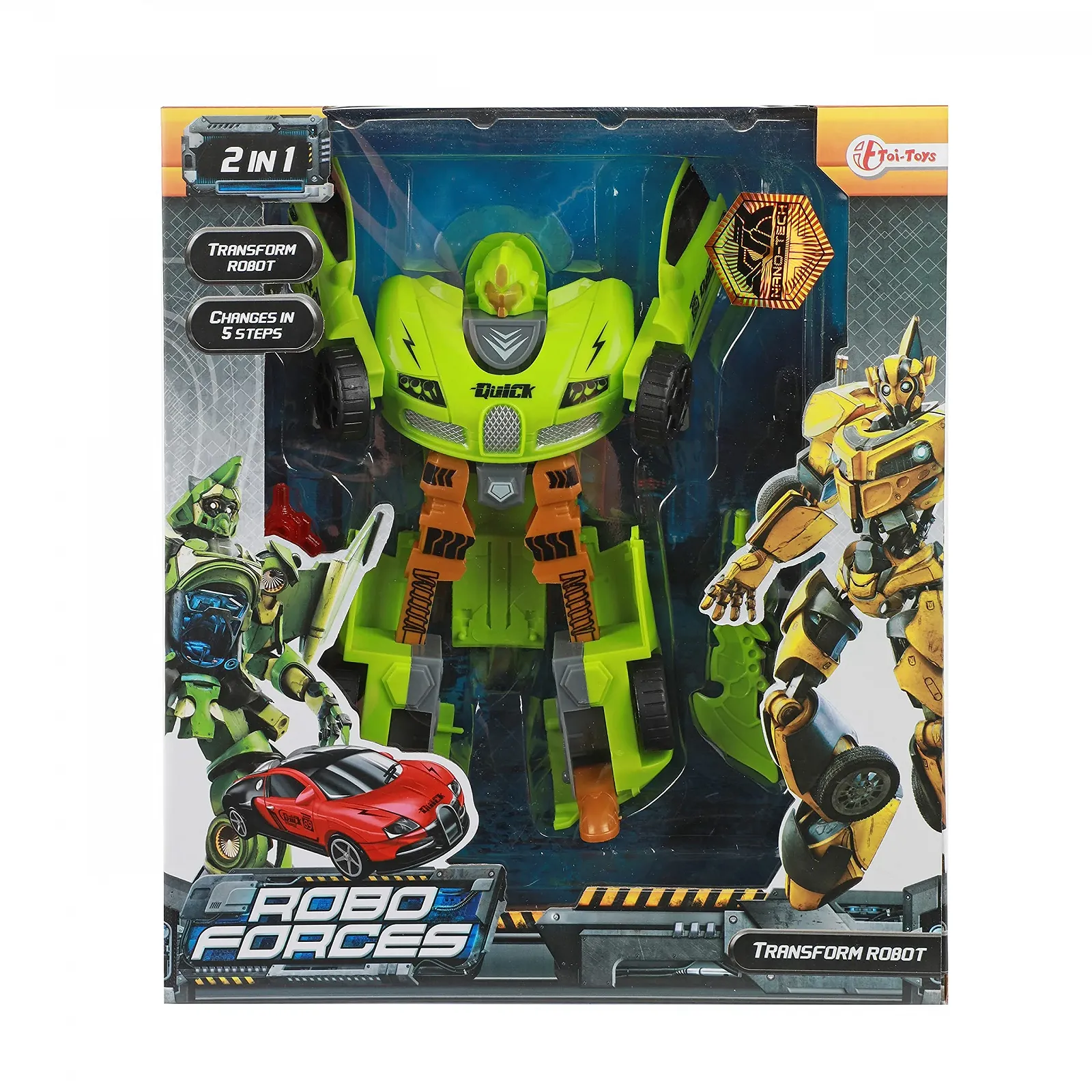 Робот-трансформер Toi-Toys ROBOFORCES Supercar 4-Ace 20.5 см багатоколірний (81715), фото №3