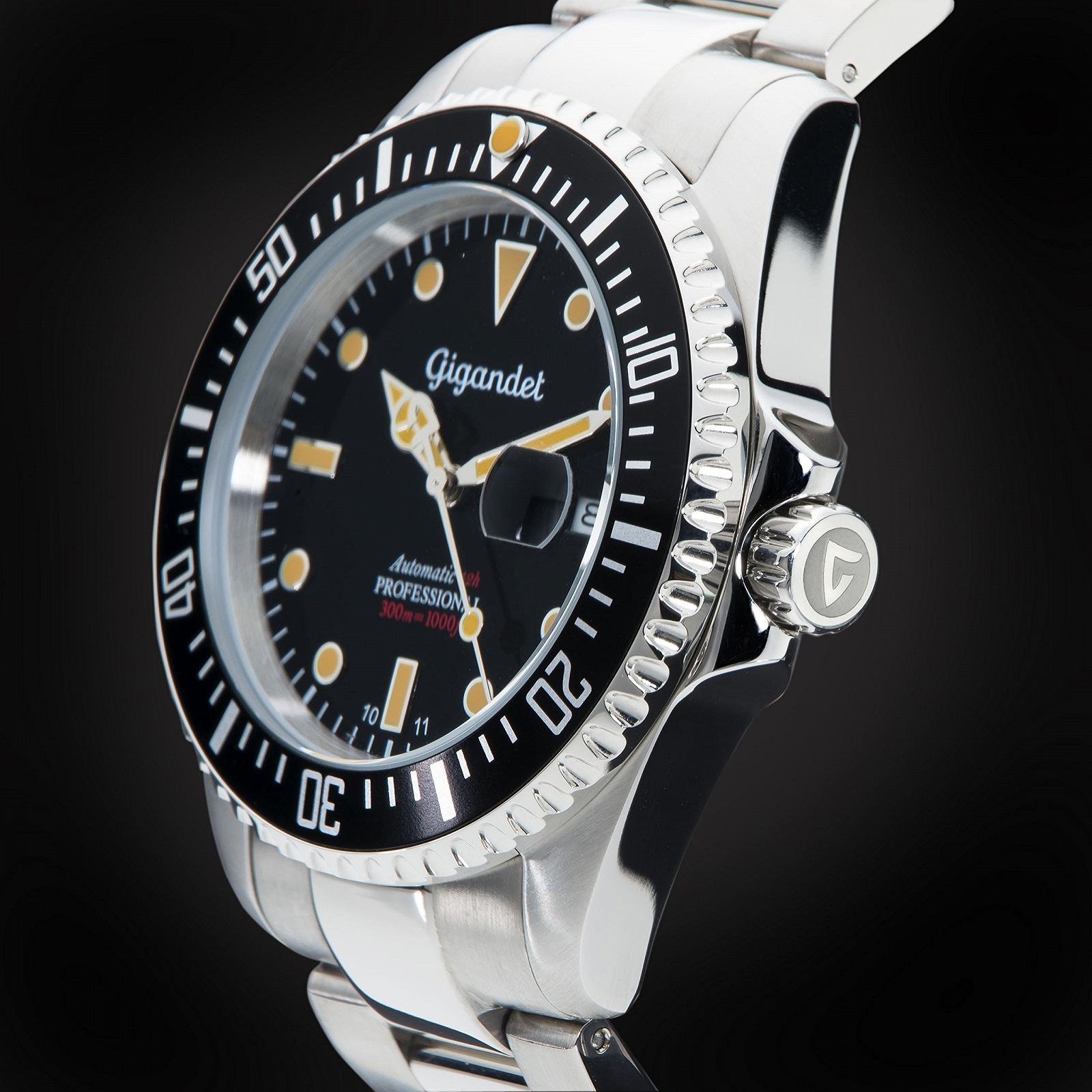 Годинник для дайвінгу Gigandet Sea Ground Vintage Automatic Чоловічий Аналоговий Чорний Сріблястий G2-007, фото №6