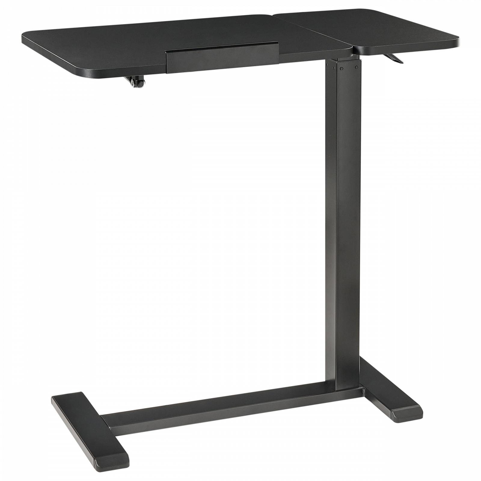 Столик для ноутбука Beliani Schola Регулируемый по высоте 70 x 40 см Черный, фото №4