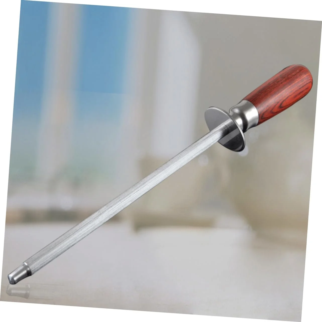 Точилка кухонная Mobestech с деревянной ручкой 1 шт. Нескользящая, фото №8