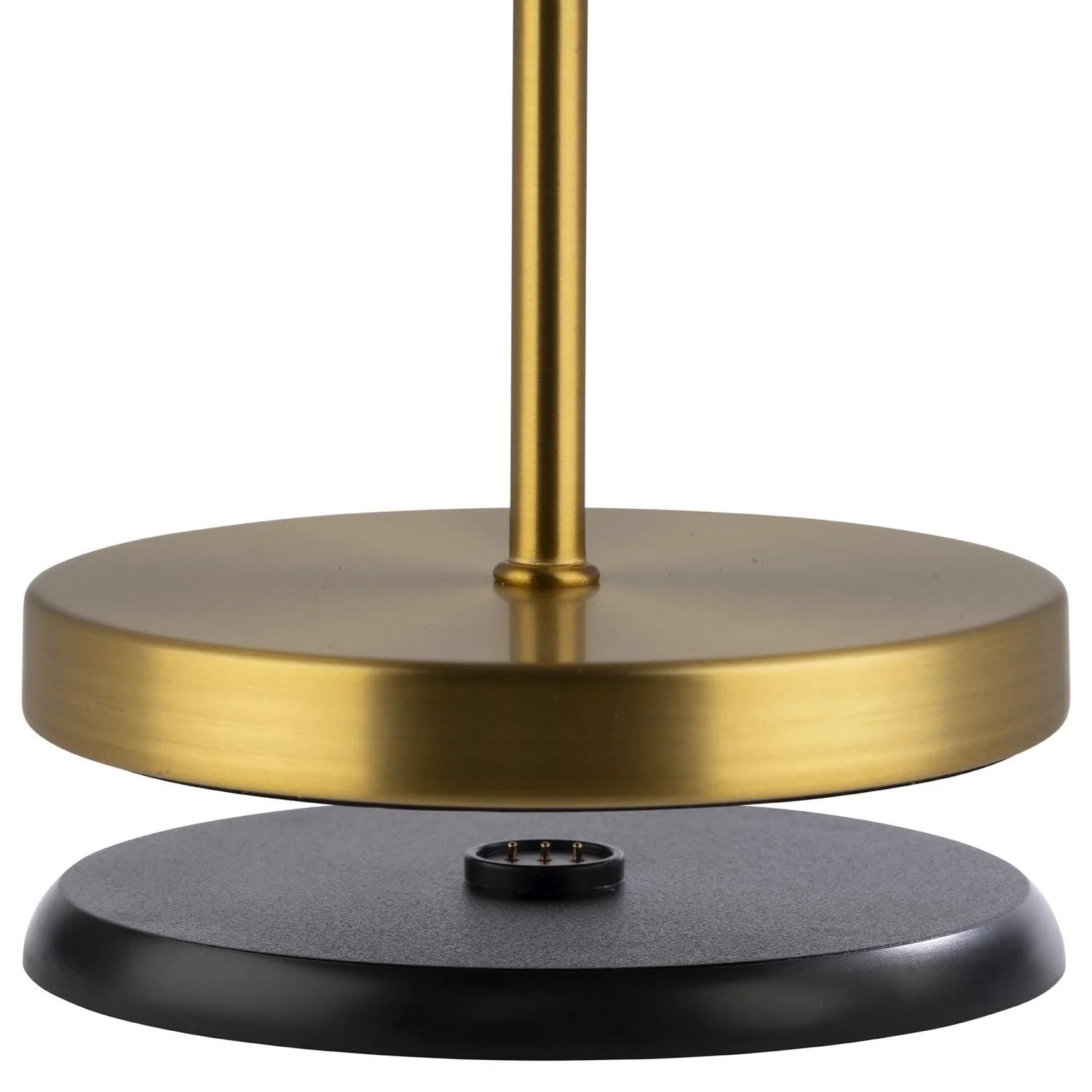 Настільна лампа APS Merle 17008 бездротова USB-C з регулюванням яскравості та колірної температури IP54 з док-станцією та пультом ДК золота, фото №2