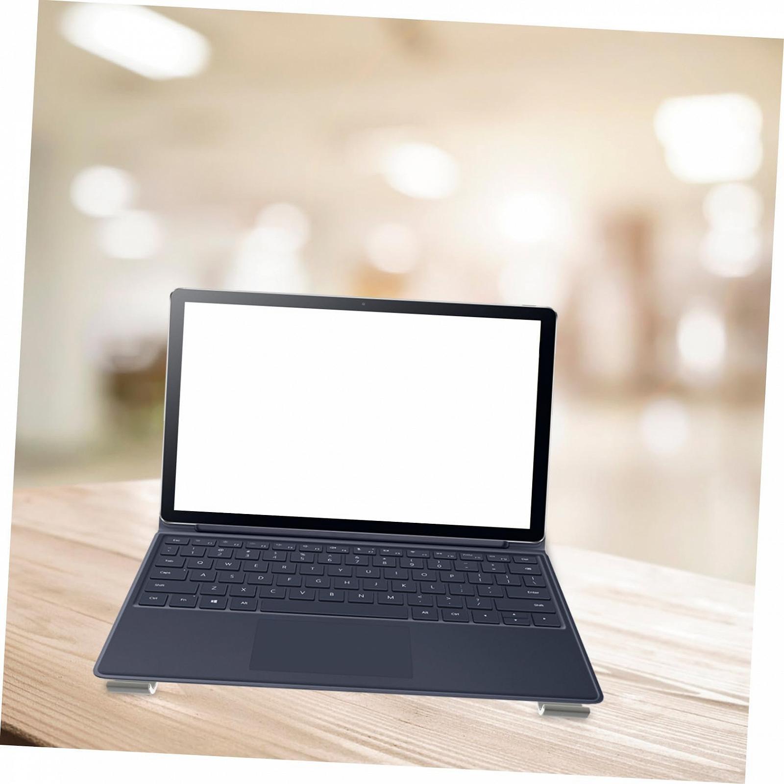 Підставка для ноутбука алюмінієва регульована по висоті, стабільна, нековзна, ергономічна для ноутбука ПК планшета, фото №3