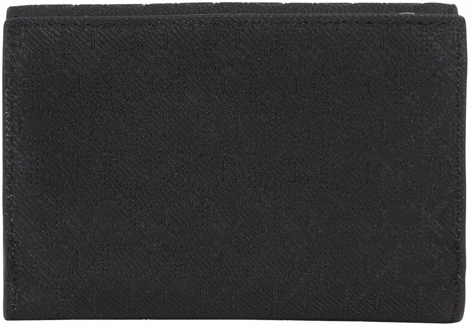Кошелек Calvin Klein Must Small Trifold Mono Женский - Черный Mono, One Size, фото №2