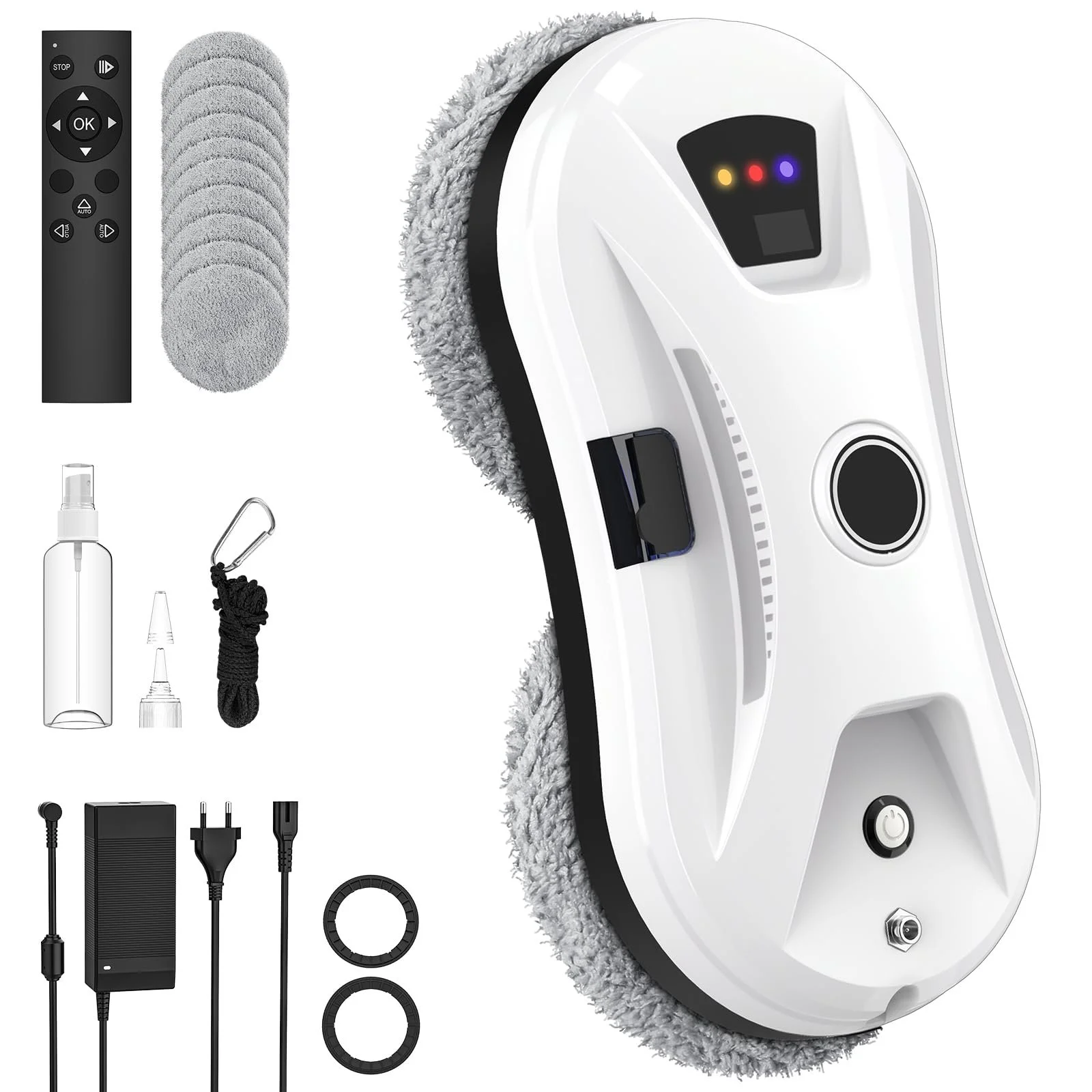 Робот для миття вікон з автоматичним розпилювачем води, 5600Pa, автоматичний електричний для внутрішніх і зовнішніх вікон, фото №1 Робот для миття вікон з автоматичним розпилювачем води, 5600Pa, автоматичний електричний для внутрішніх і зовнішніх вікон, фото №1