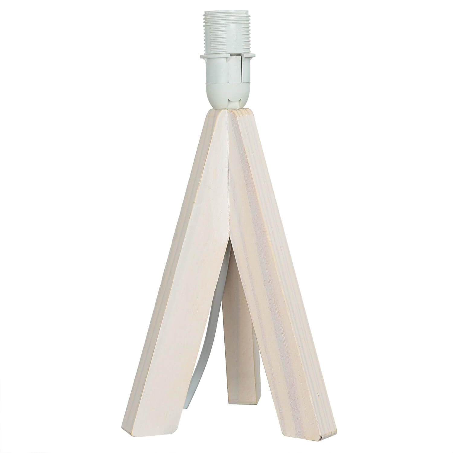 Настільна лампа Licht-Erlebnisse Bauhaus Style з дерев'яною основою та сірим тканинним абажуром E14 з кабельним вимикачем сіра, фото №4