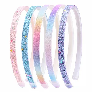 Набор из 5 блестящих обручей для волос. - Фото 1