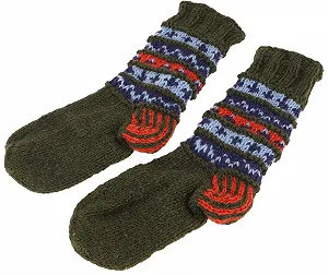 Шкарпетки з овечої вовни ручної в'язки GURU SHOP synthetic.ua - Фото 1
