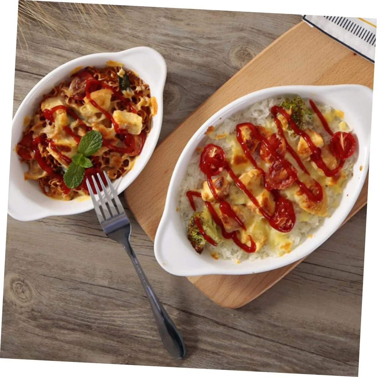 Форма для запікання SOLUSTRE керамічна овальна термостійка, фото №2