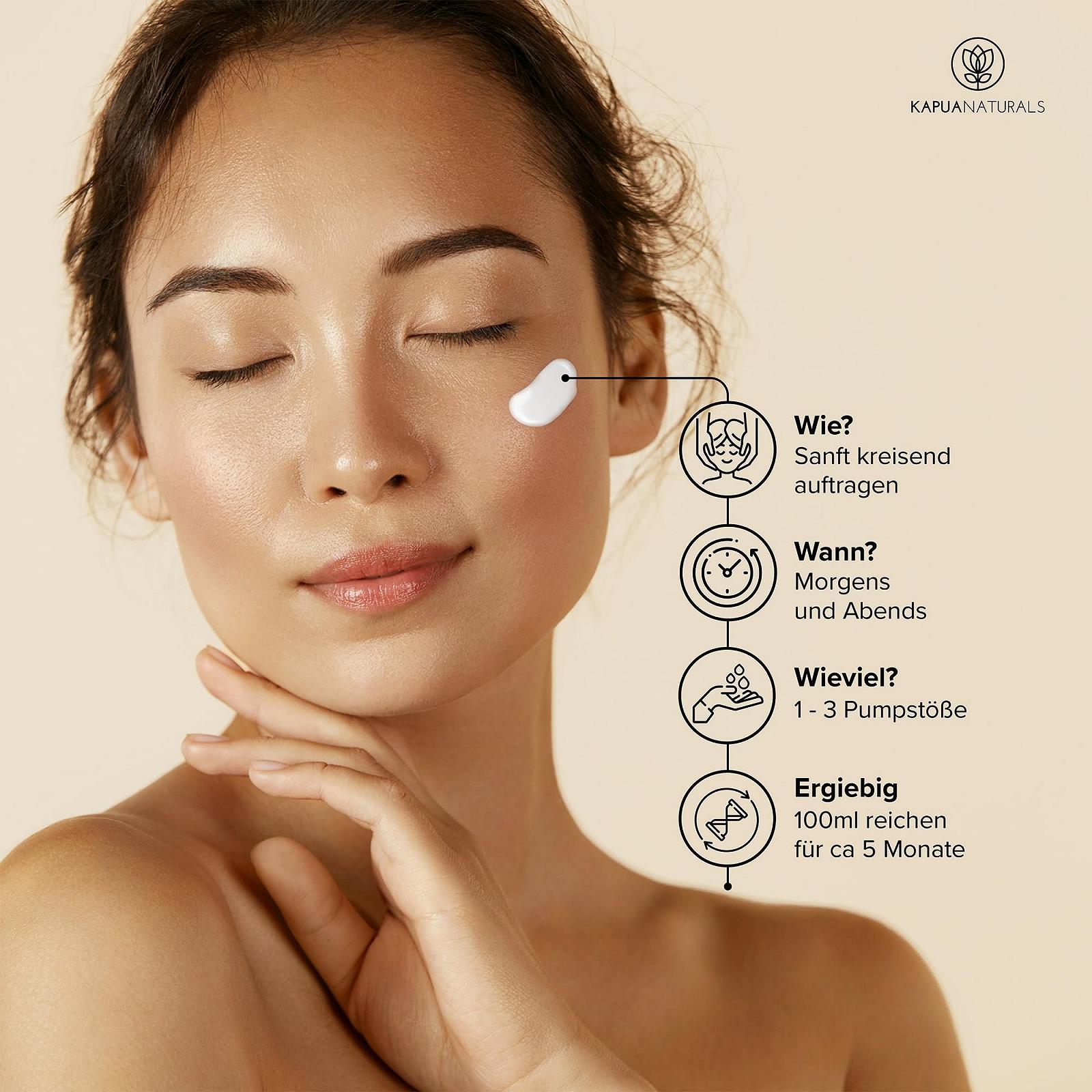 Денний крем Organic Hyaluronic Cream Face High Dose 100 мл з аргановою олією, алое вера та кокосовою олією Vegan & Organic Anti-Wrinkle Anti-Ageing, фото №9 Денний крем Organic Hyaluronic Cream Face High Dose 100 мл з аргановою олією, алое вера та кокосовою олією Vegan & Organic Anti-Wrinkle Anti-Ageing, фото №9