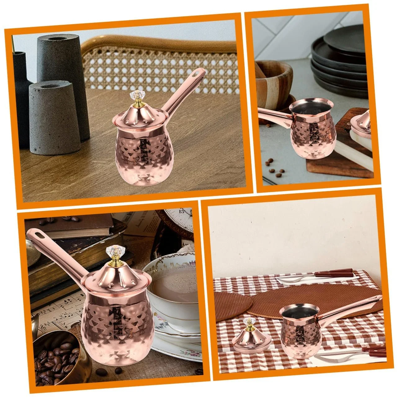 Кавник Молочник Ipetboom з обпаленою ручкою, багатофункціональний глек для кави та підігрівач молока, фото №7 Кавник Молочник Ipetboom з обпаленою ручкою, багатофункціональний глек для кави та підігрівач молока, фото №7