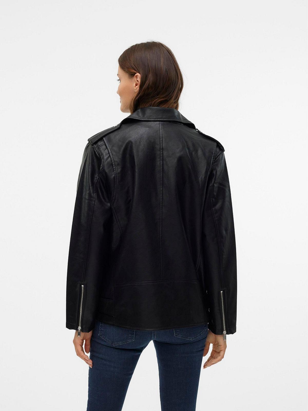 Женская Куртка VERO MODA VMRAMON Искусственная Кожа, фото №4
